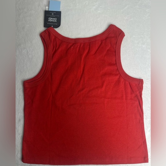 Grayson Threads Women’s Large America’ Crop Tank-4th of July-USA Red - Picture 2 of 6